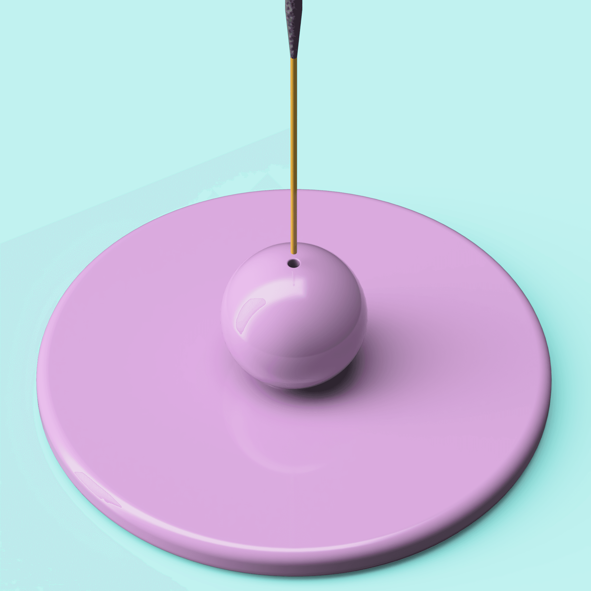 Incense Holder Dish Tray 3d model