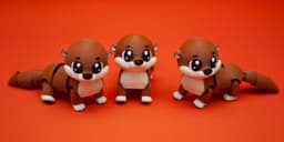 Flexi Otter 3d model