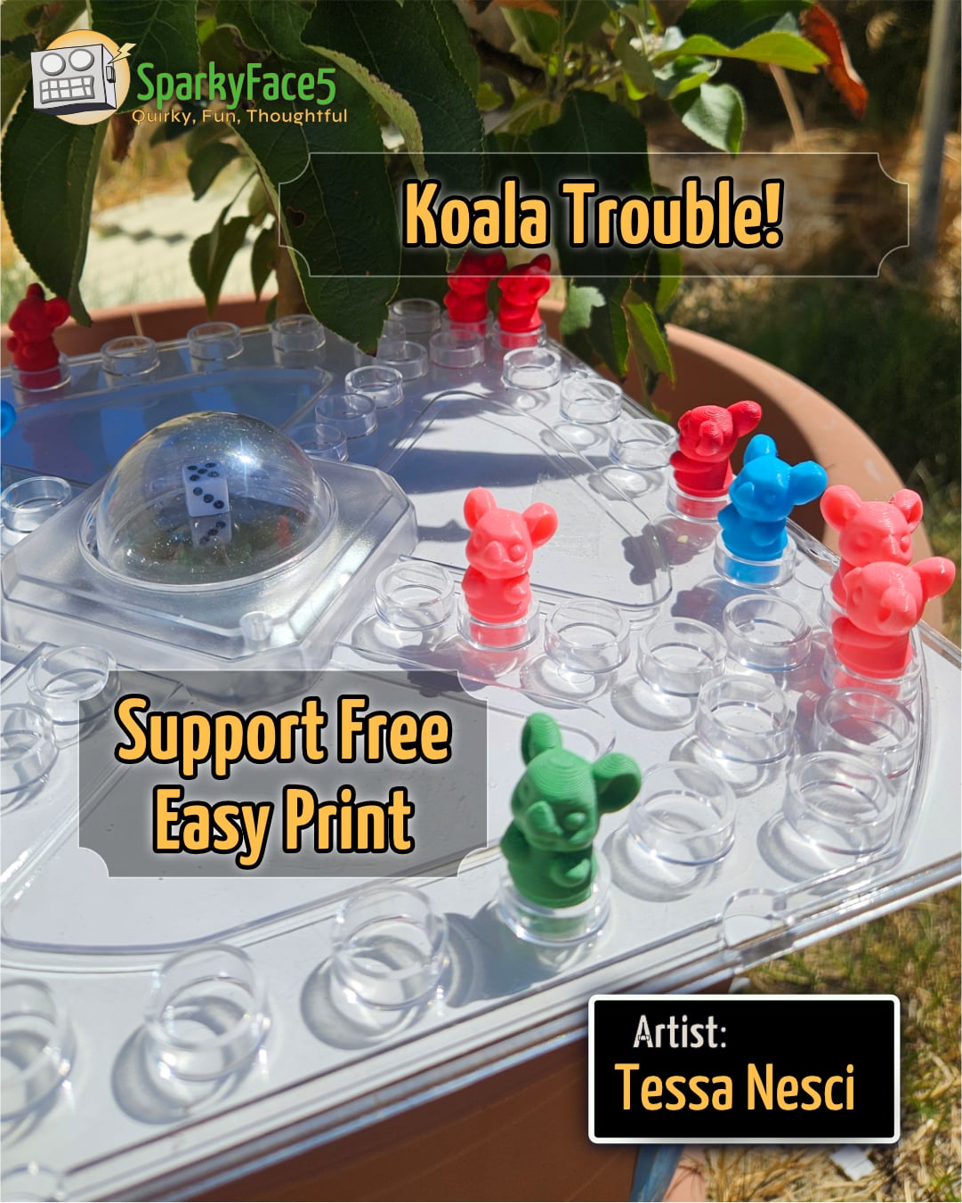 Koala Trouble 3d model