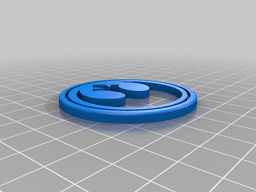Star Wars - Rebel Alliance Coin 3d model