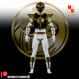 White Falcon Ninjetti Armor 3d model