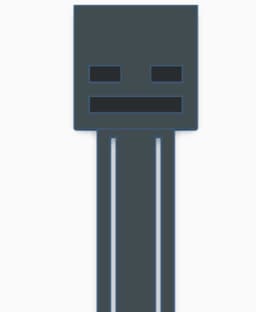 skeleton/wither skeleton bookmark .stl 3d model