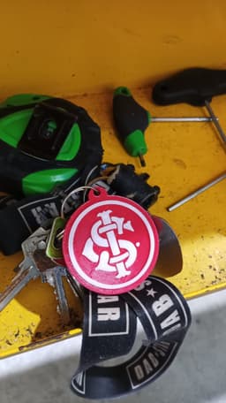 internacional porto alegre keychain.stl 3d model