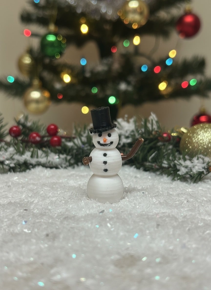 mini snowman.3mf 3d model