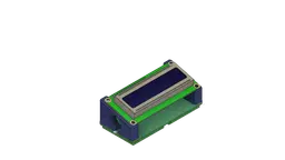 Gridfinity Adapter For An Arduino LCD 16x2 v18.stl 3d model