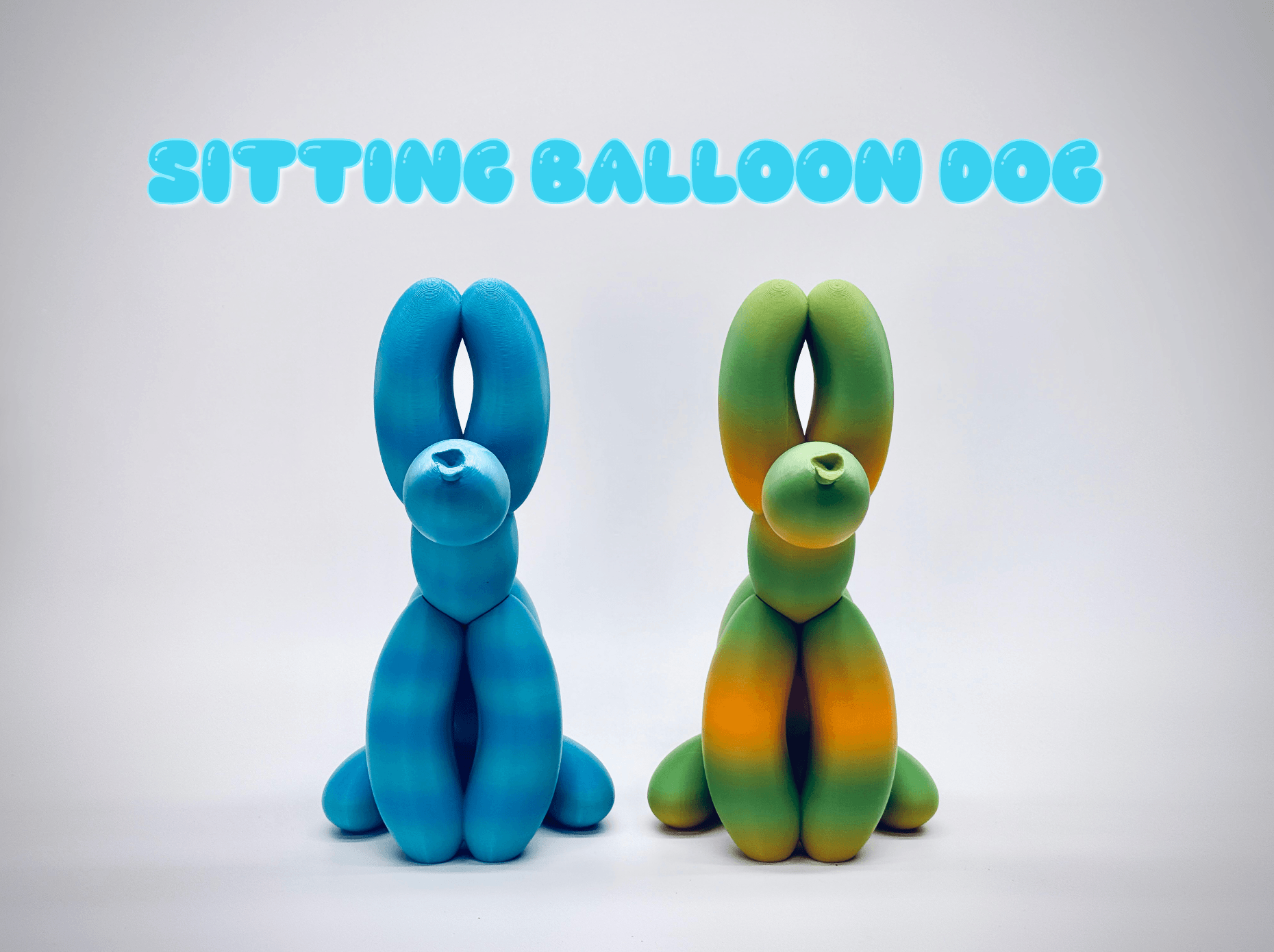 Sitting Balloon Dog 3d model