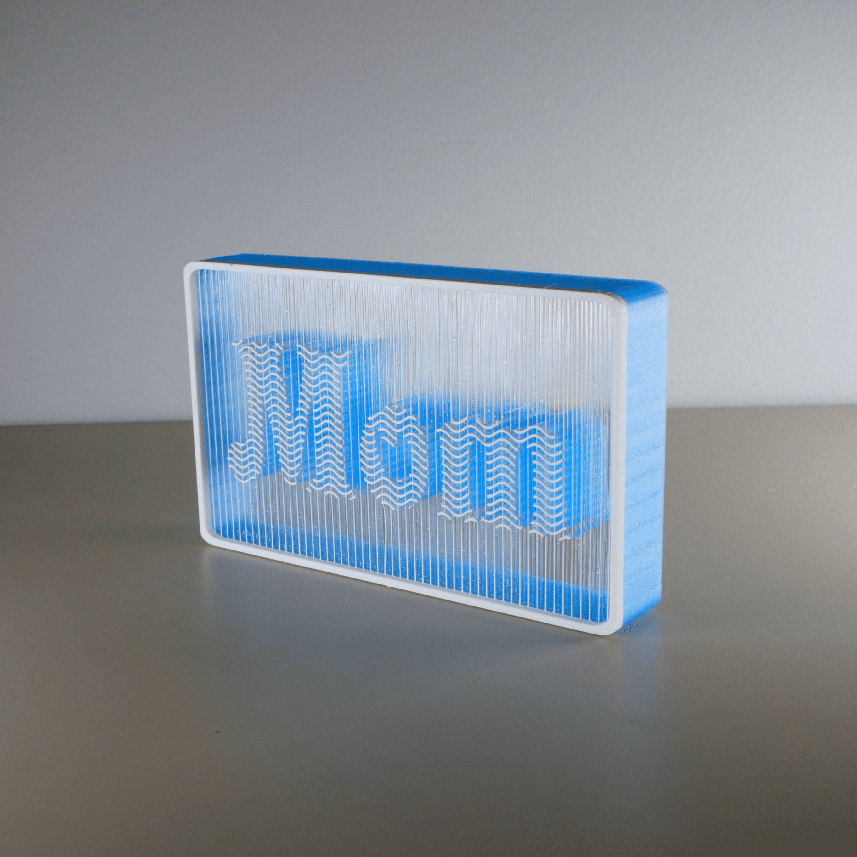 Mom Suspended String Art 3d model