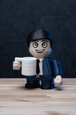 Chunky Michael Scott - FREE The Office Kit | No Supports, No AMS, No Glue 3d model