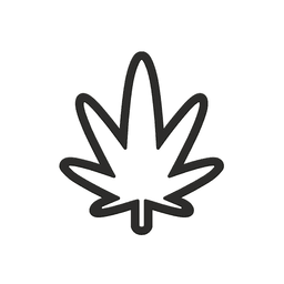 Marijuana Leaf Cookie Cutter STL File - 4 inches 3d model