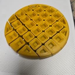 Golden Waffle 3d model