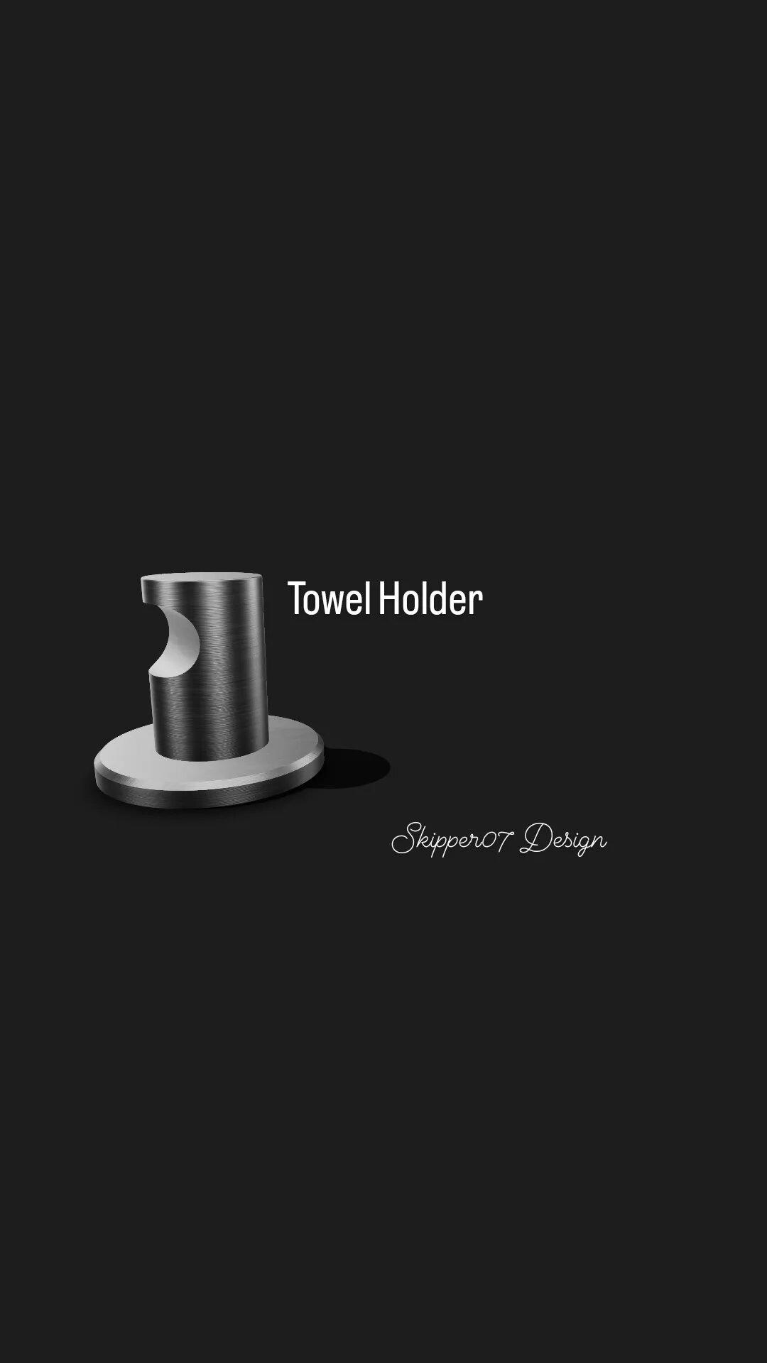 Towel Holder 1.3.stl 3d model