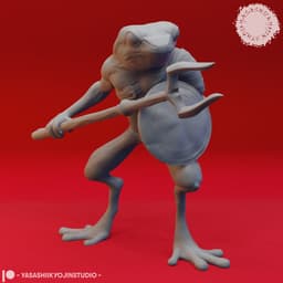 Bullywug - Tabletop Miniature 3d model