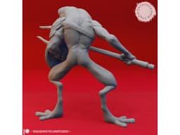 Bullywug - Tabletop Miniature 3d model