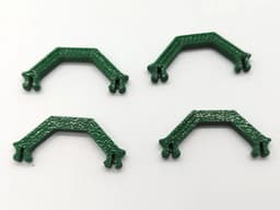 Print-in-place St. Patrick's Day Shamrock Garland 3d model