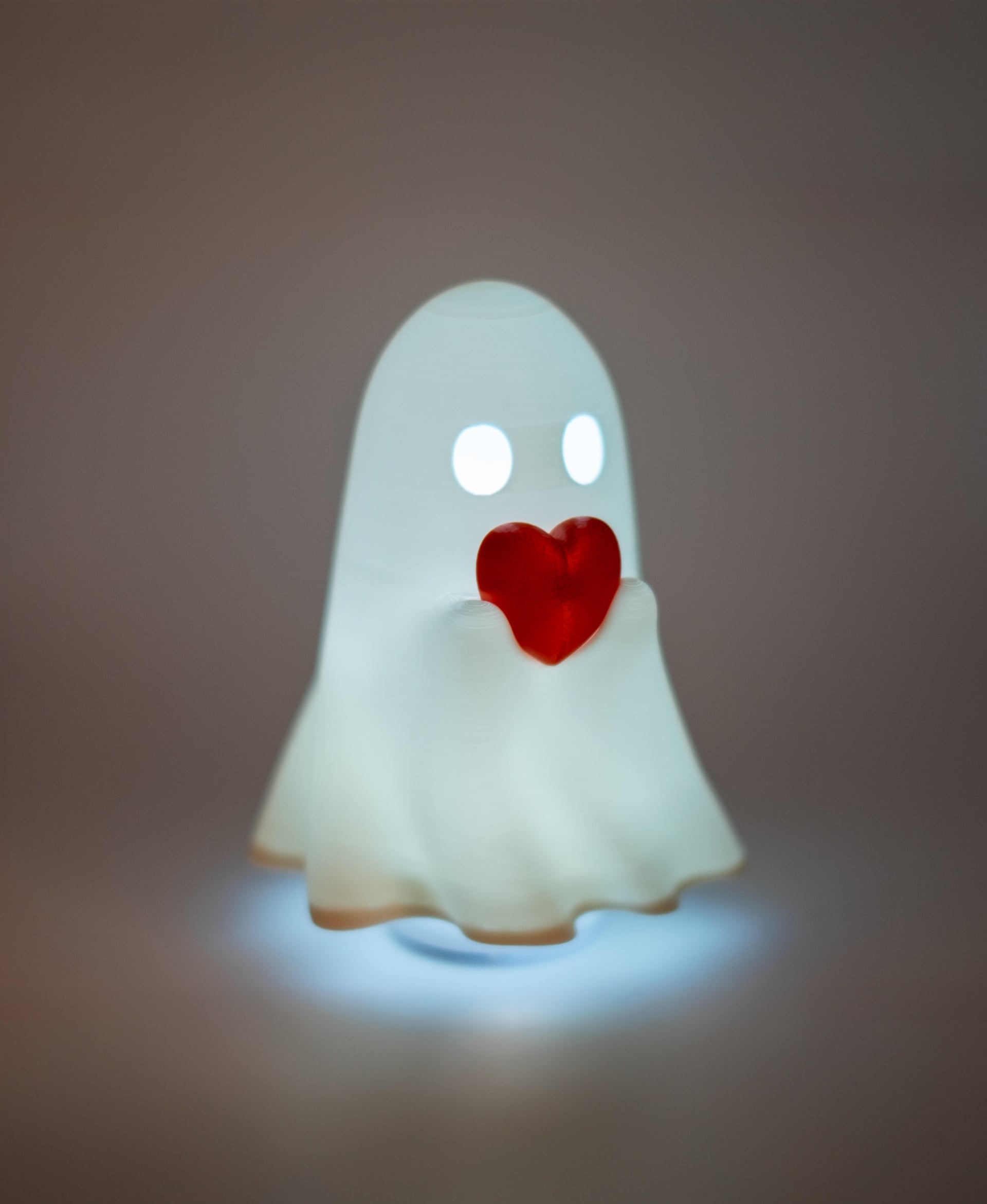 Heart Ghost Tealight 3d model