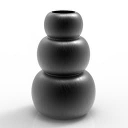 STACKED PEBBLE VASE 3d model