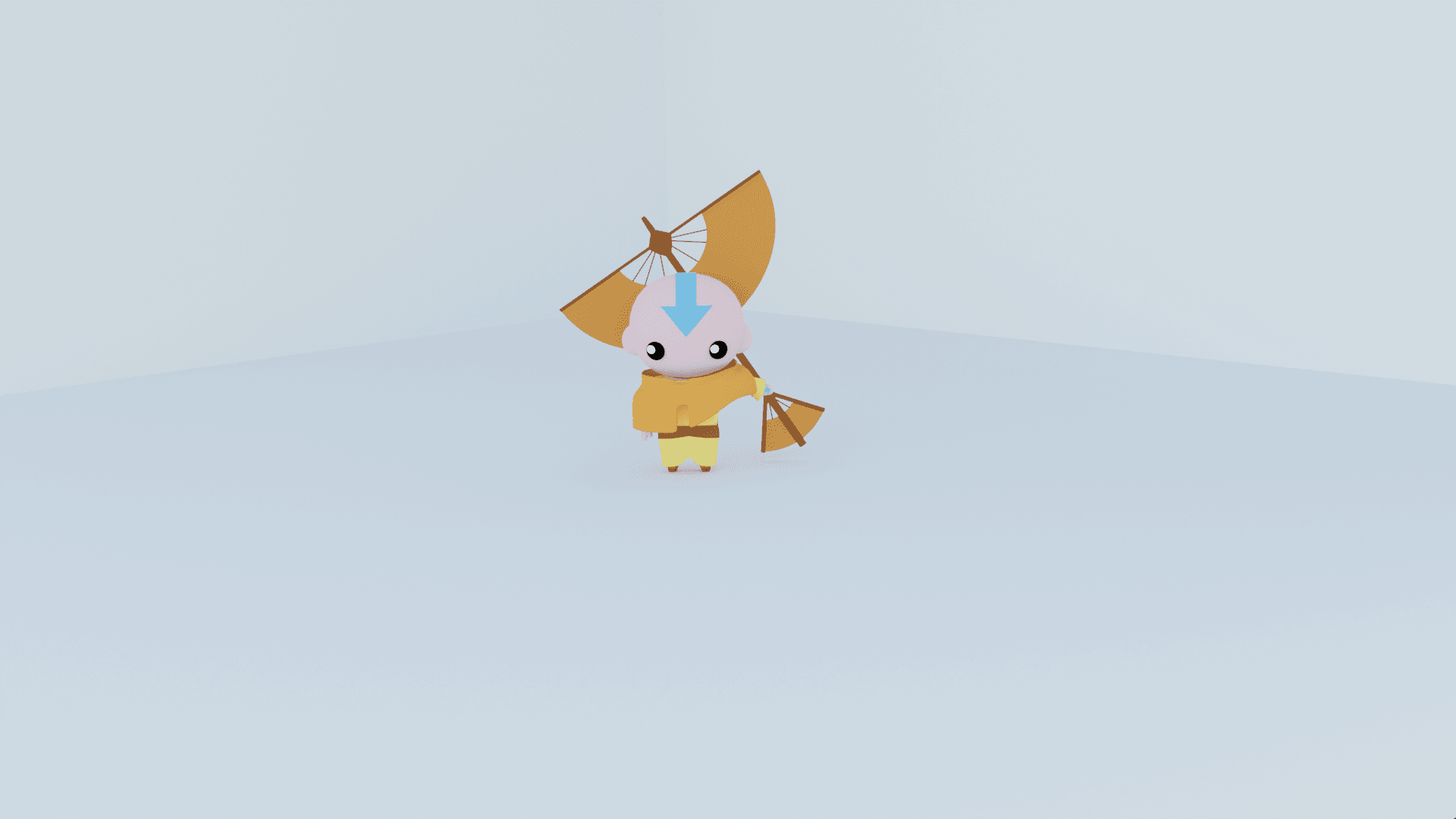 Anng (The last Air Bender) 3d model