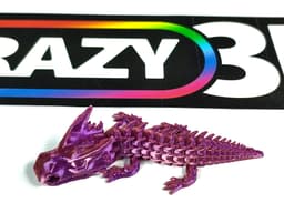 Ultra articulated Dragon - mini 90mm (normal an keychain version) 3d model
