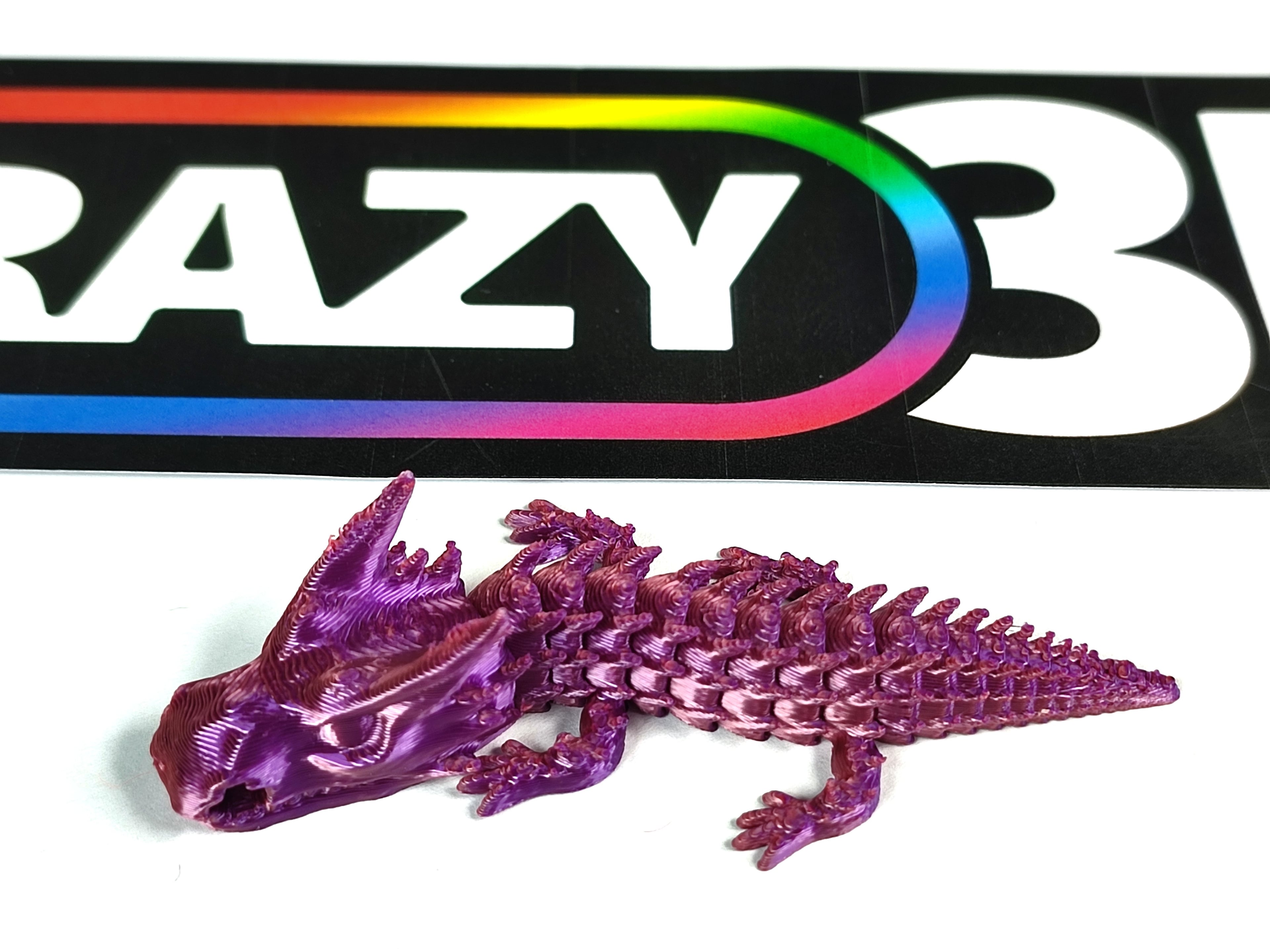 Ultra articulated Dragon - mini 90mm (normal an keychain version) 3d model