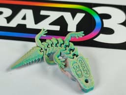 Ultra articulated Dragon - mini 90mm (normal an keychain version) 3d model