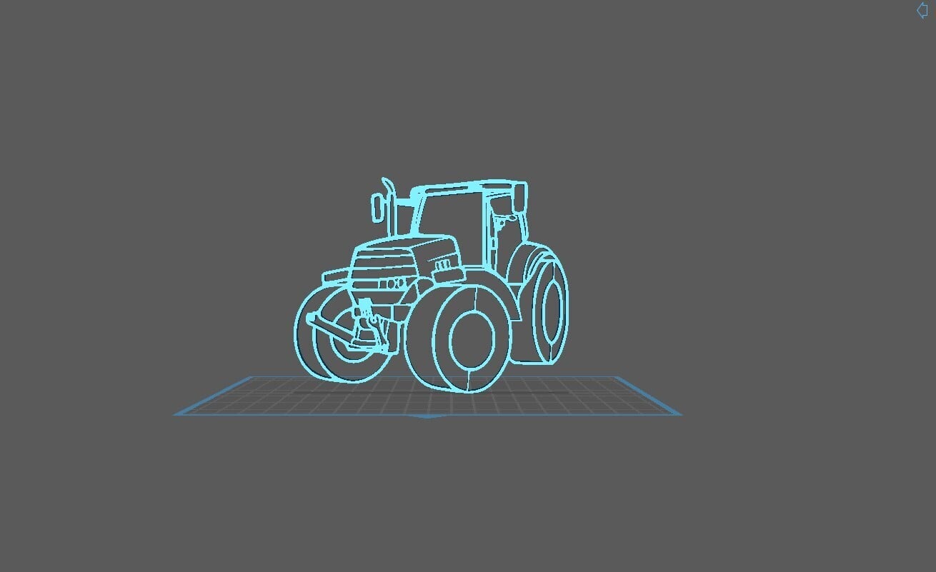 Tractor Case - IH Puma 2013 Wall Art 3d model