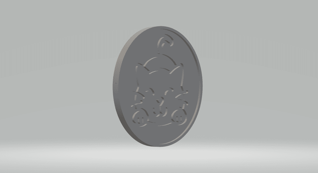 Cat coaster 2.stl 3d model