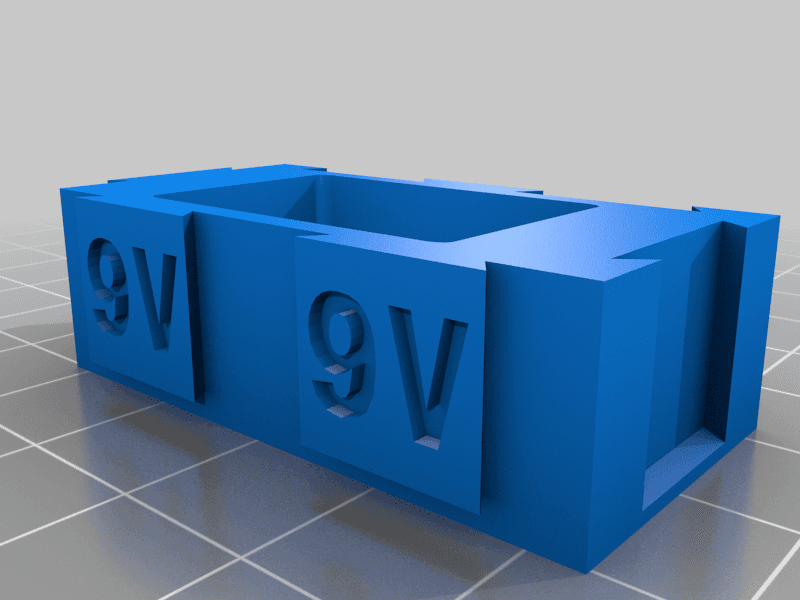 Expandable Battery Holders for Different Sizes 3d model