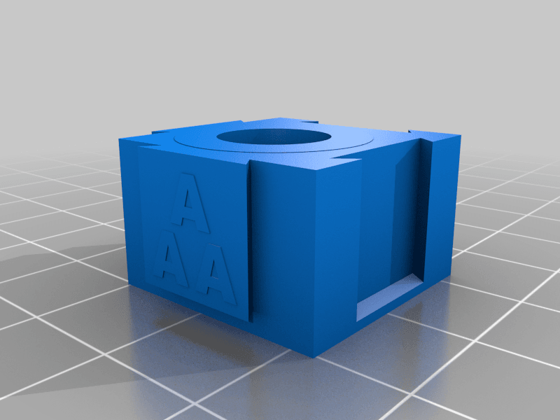 Expandable Battery Holders for Different Sizes 3d model