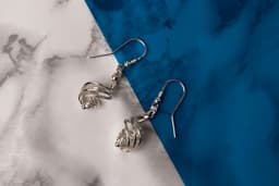 Convoluted Earrings 3d model