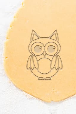 Owl Cookie Cutter, Biscuit Cutter 3d model