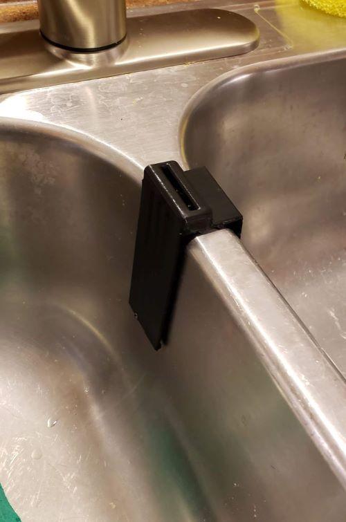 Dish Scrubber Holder with Attachment for Kitchen Sink 3d model