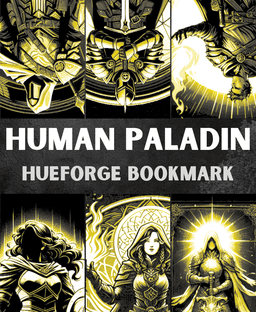 Human Paladin Bookmark (Male & Female) 3d model