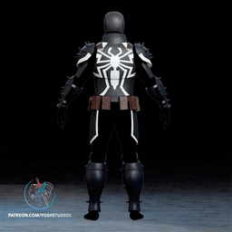 Agent Venom Armor 3D Printer STL File 3d model