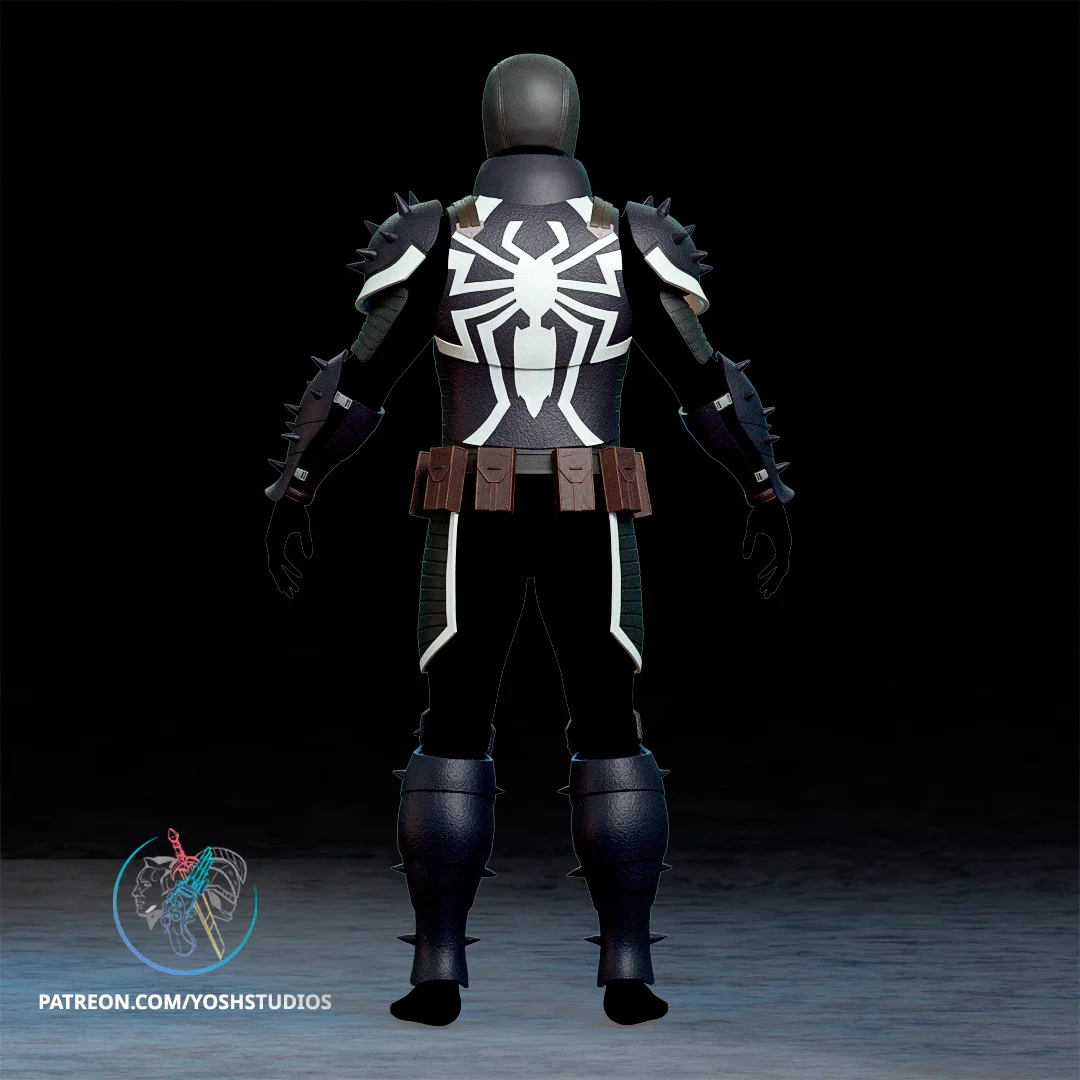 Agent Venom Armor 3D Printer STL File 3d model