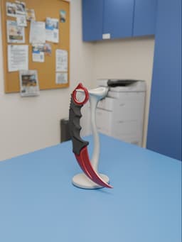 Ruby Karambit 3d model