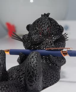 Otterly Organized – The 3D Geometric Otter Pen Holder 3d model
