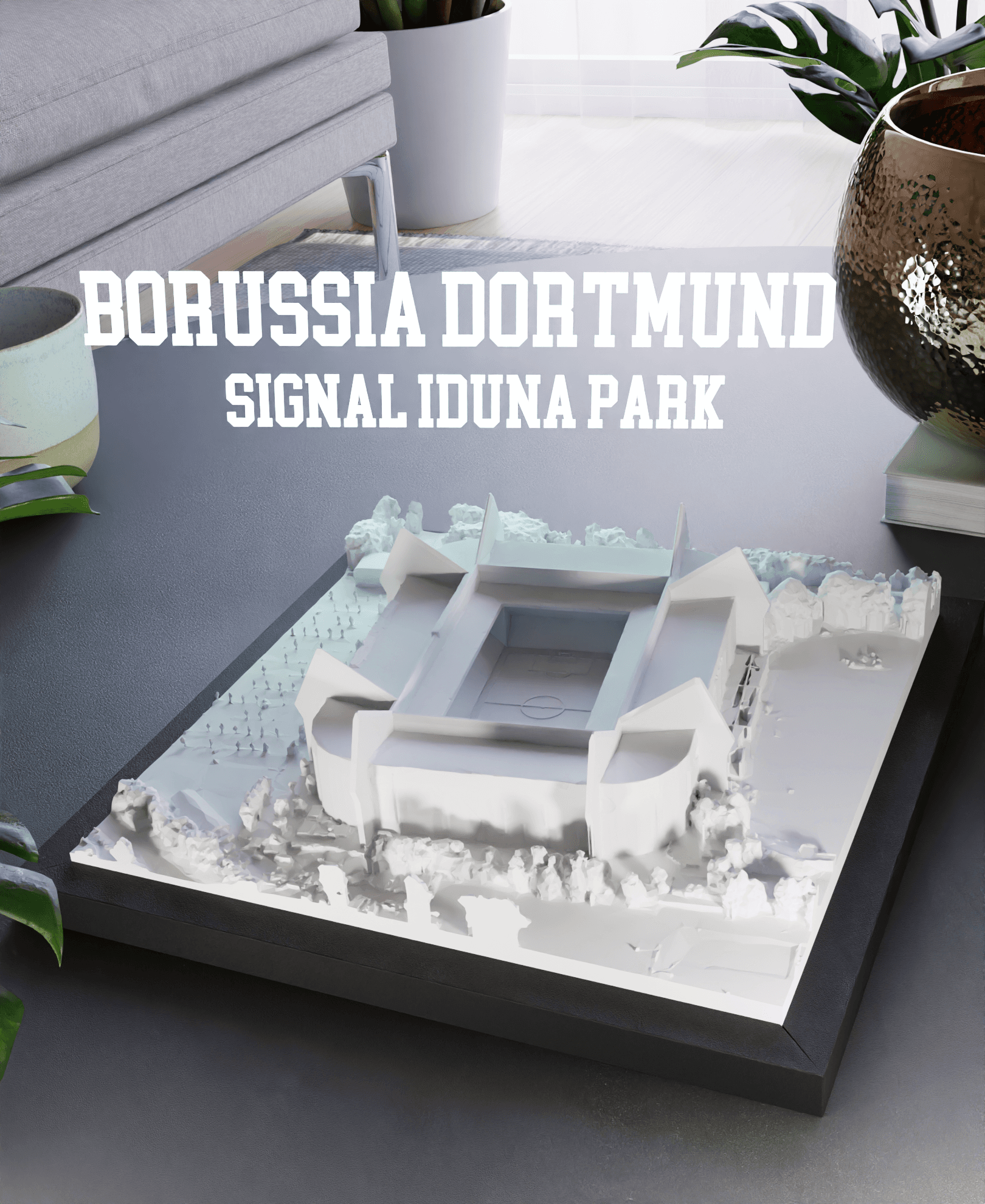 Borussia Dortmund - Signal Iduna Park 3d model