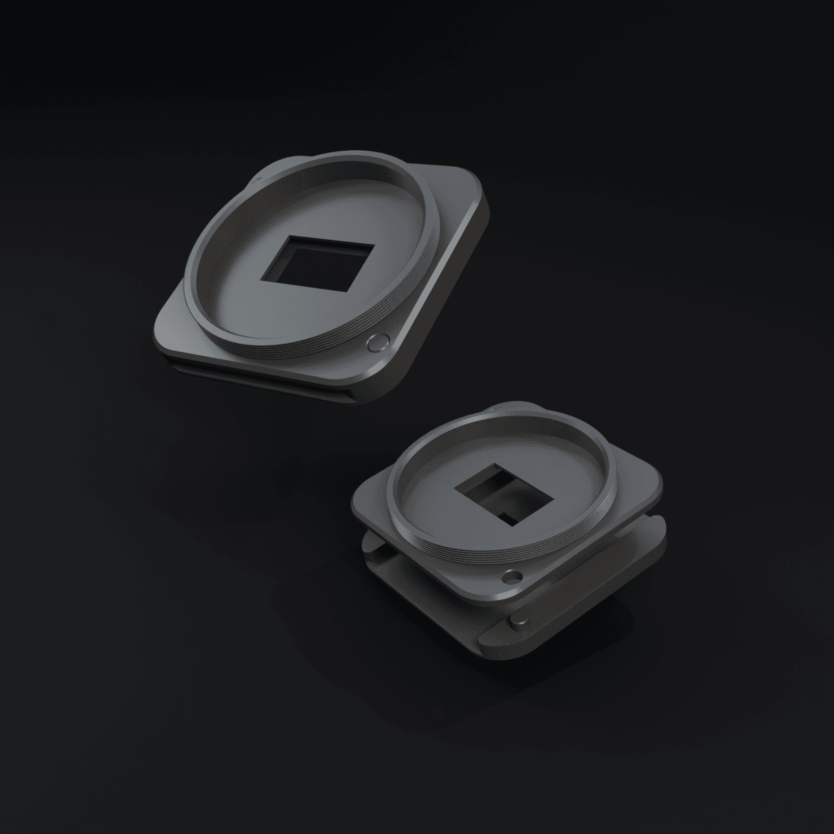 Custom macro filter mount (62 mm) 3d model