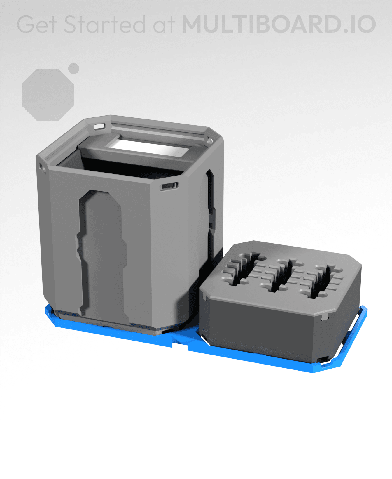 2x1 LU - Lite MultiBin Panel 3d model