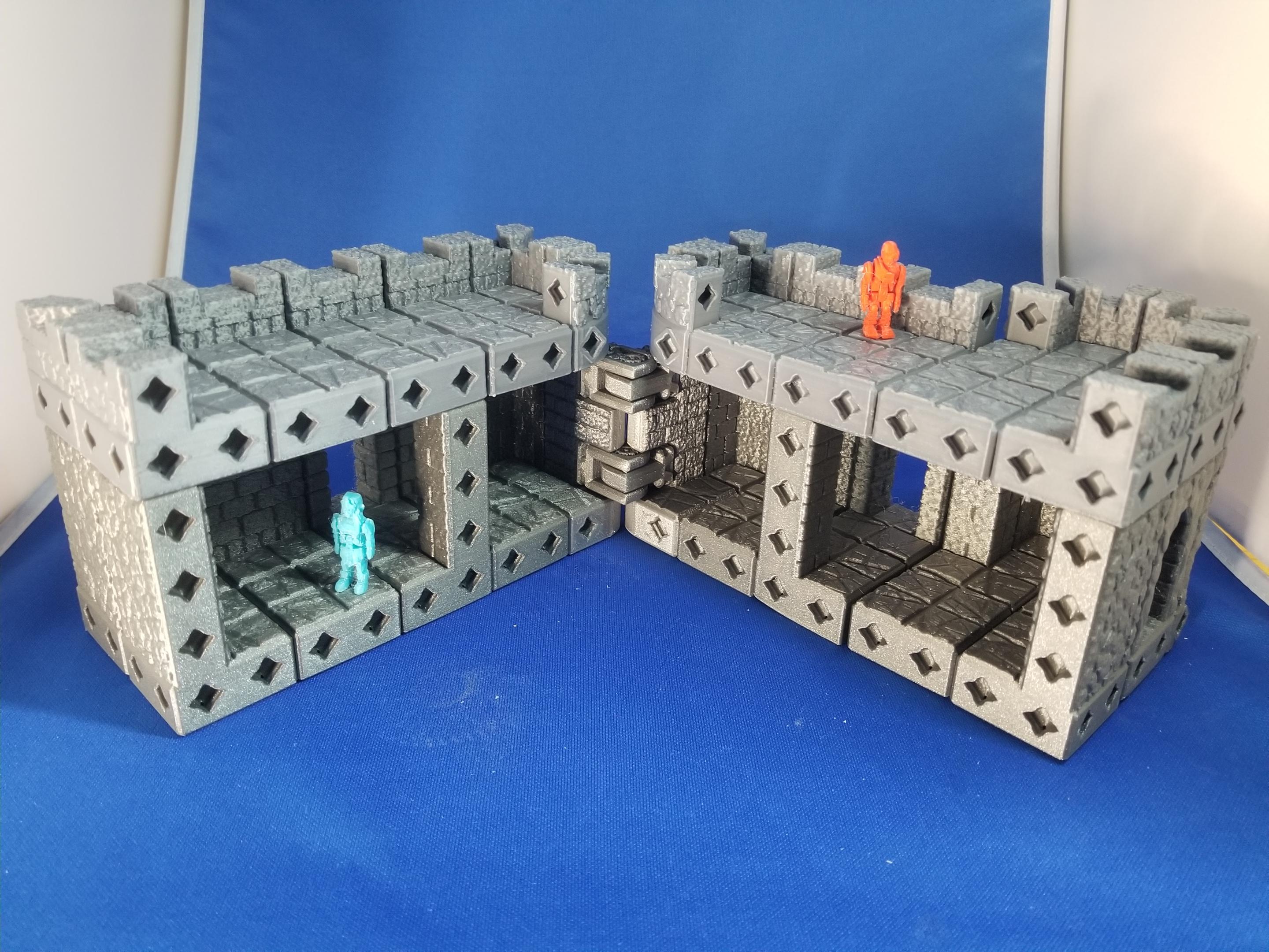 PrintABlok Lancraft Castle Tiles Set Terrain Construction Set 3d model