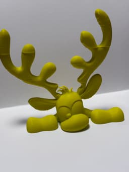 Christmas reindeer 3d model