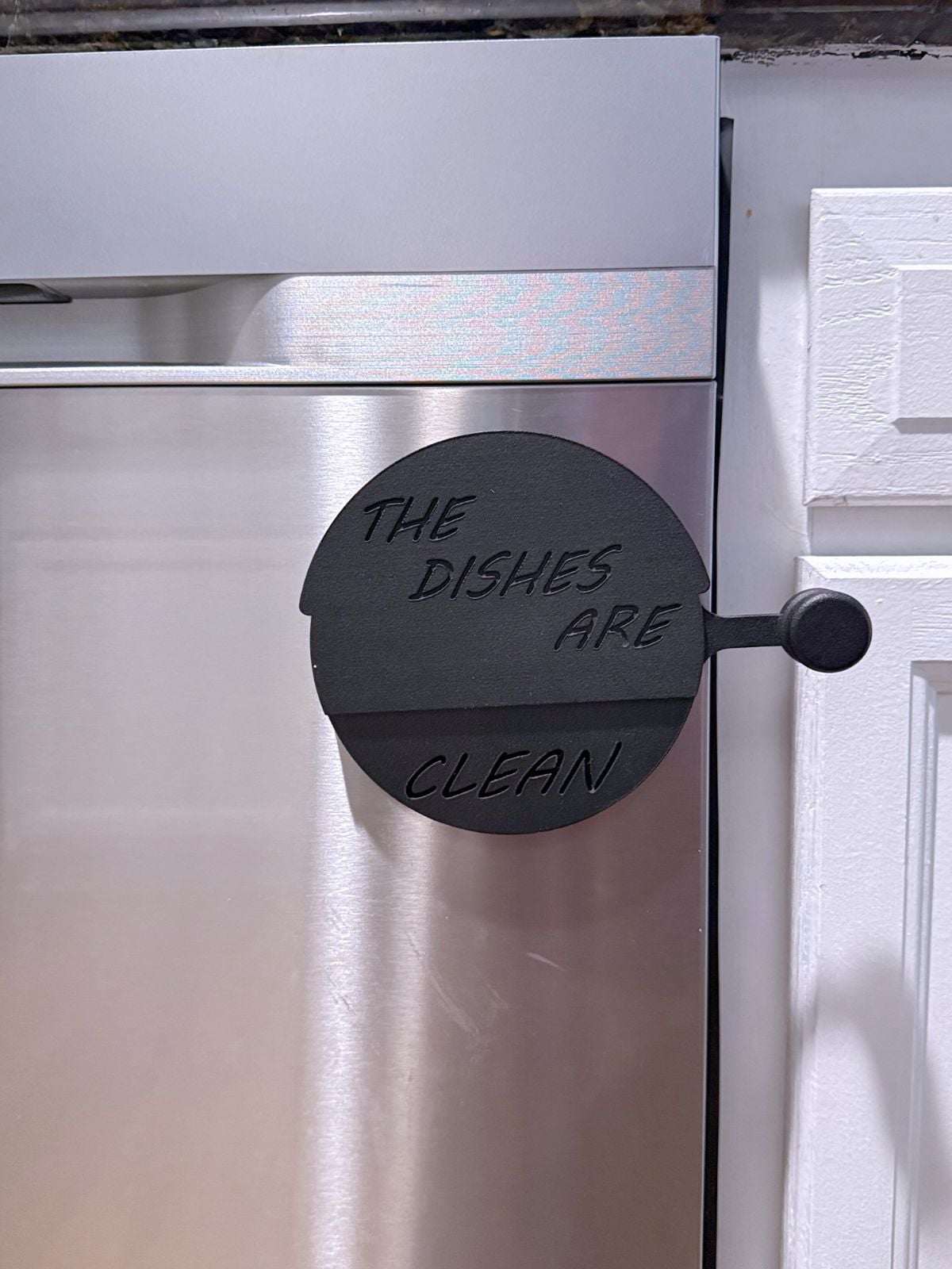 Dishwasher Dial (Clean/Dirty) Magnetic 3d model
