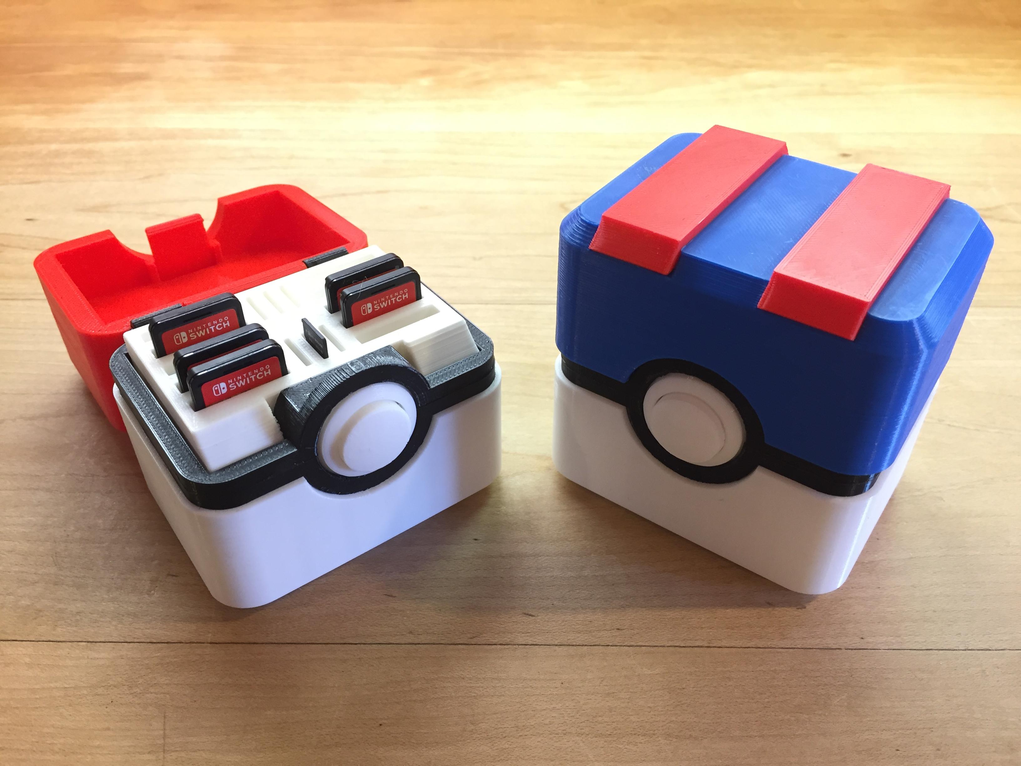 Pokebox Switch DS 3DS Game Case 3d model