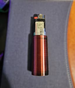 EDJ Blank Bic Case - Lighter Case - Sticker Version 3d model