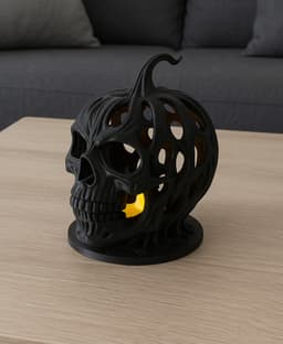 VORONOI SKELETON PUMPKIN HEAD / HALLOWEENDECOR / HOMEDECOR 3d model