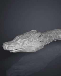 Dragon Heartstring Wand - Harry Potter 3d model