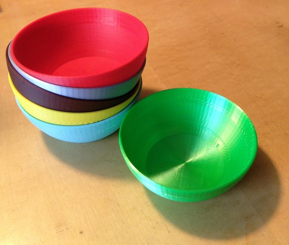 Bowls for the Toy Kitchen [no supports] 3d model