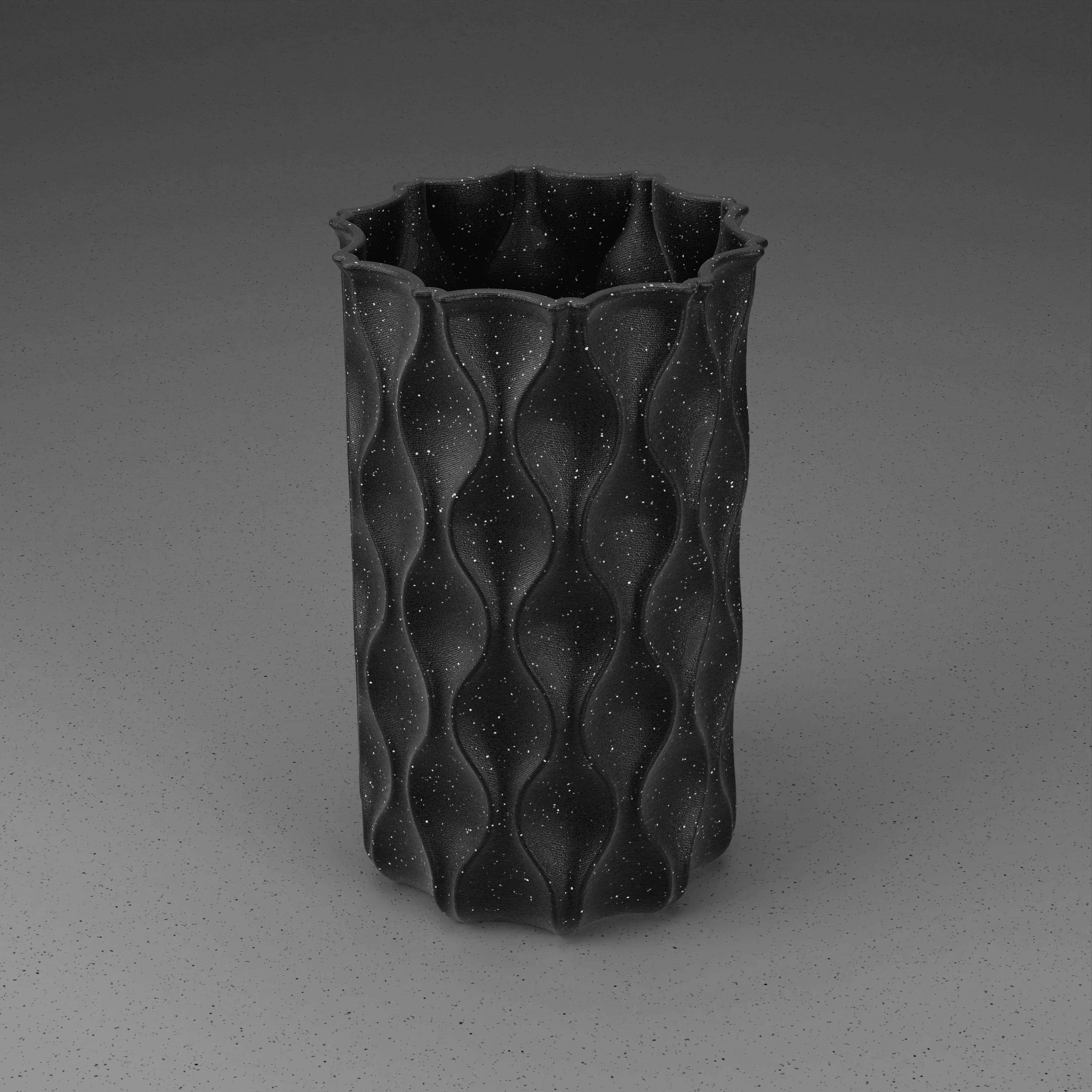 WAVE PATTERN VASE 1 3d model