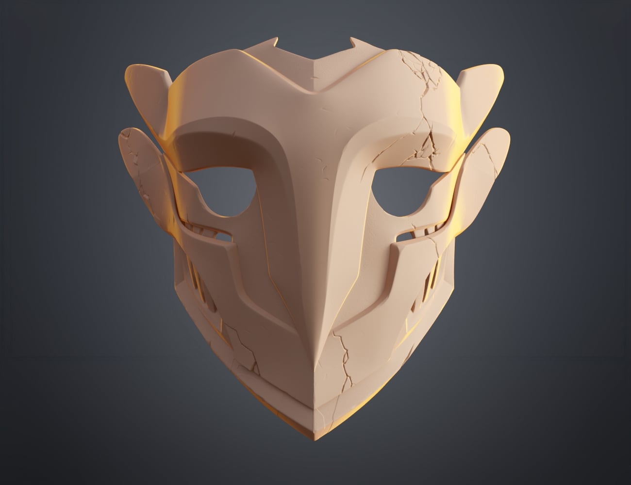 Ekko Firelighter Mask - Arcane 3d model