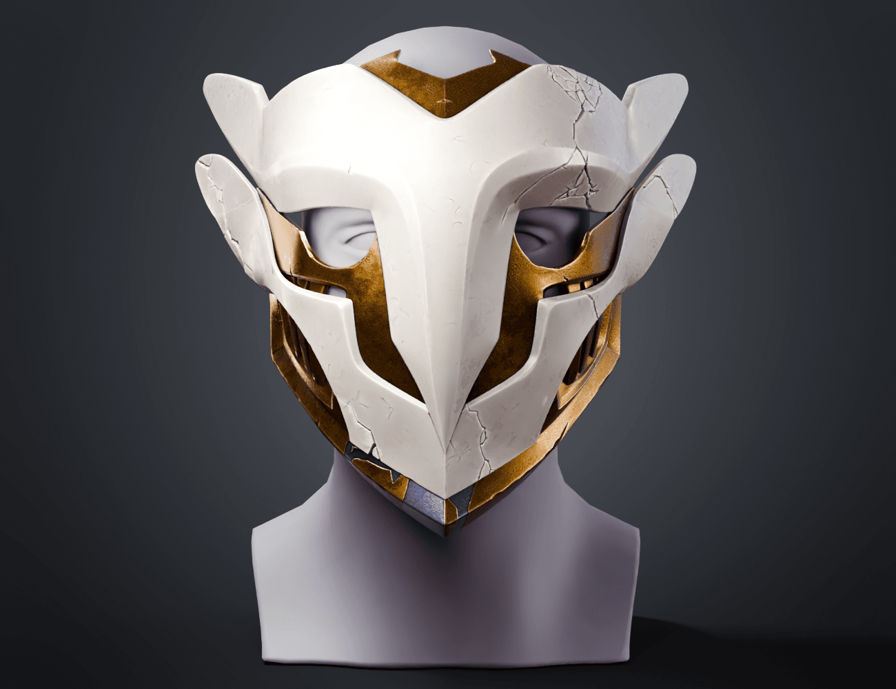 Ekko Firelighter Mask - Arcane 3d model